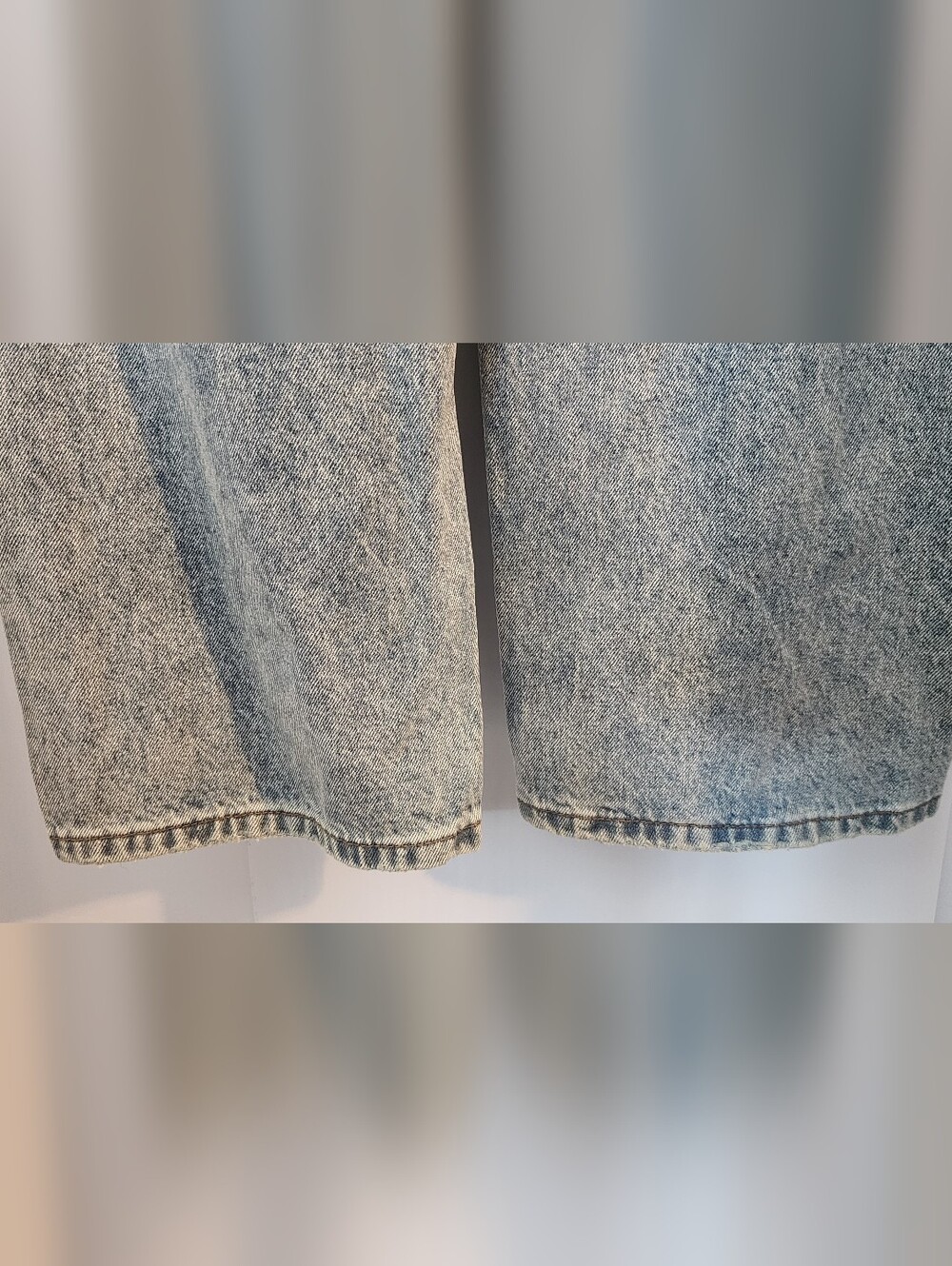 MICAS Women's High-Rise Straight Leg Jeans in Light Blue Wash Sz L 8-10 - Picture 9 of 14
